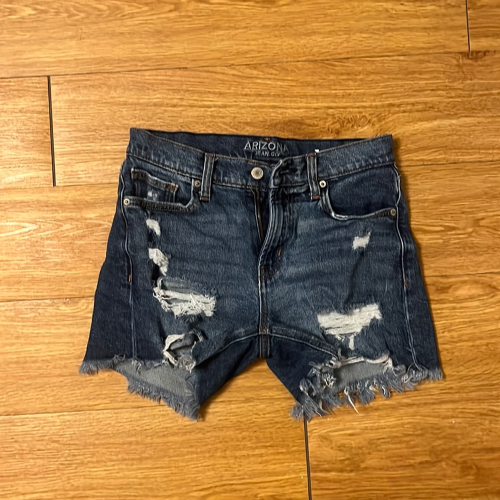 High Rise Arizona Destructive Jean Shorts Size 3